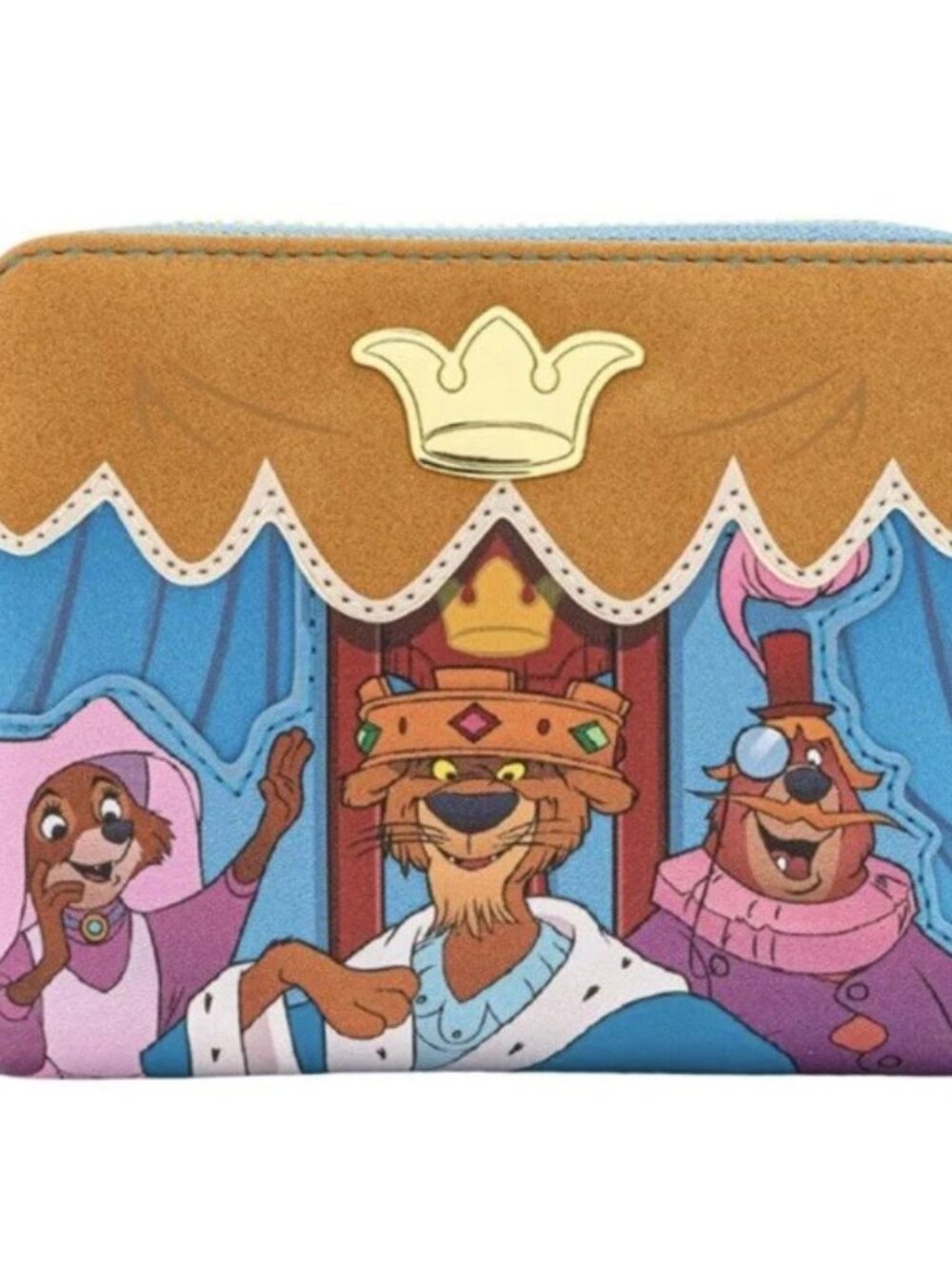 Loungefly Disney Robin Hood Wallet Maid Marian Prince John Archery Zip Around